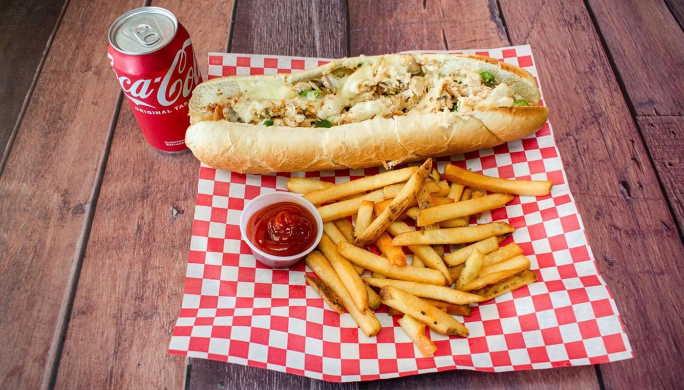 CHICKEN PHILLY CHEESESTEAK SUB COMBO image