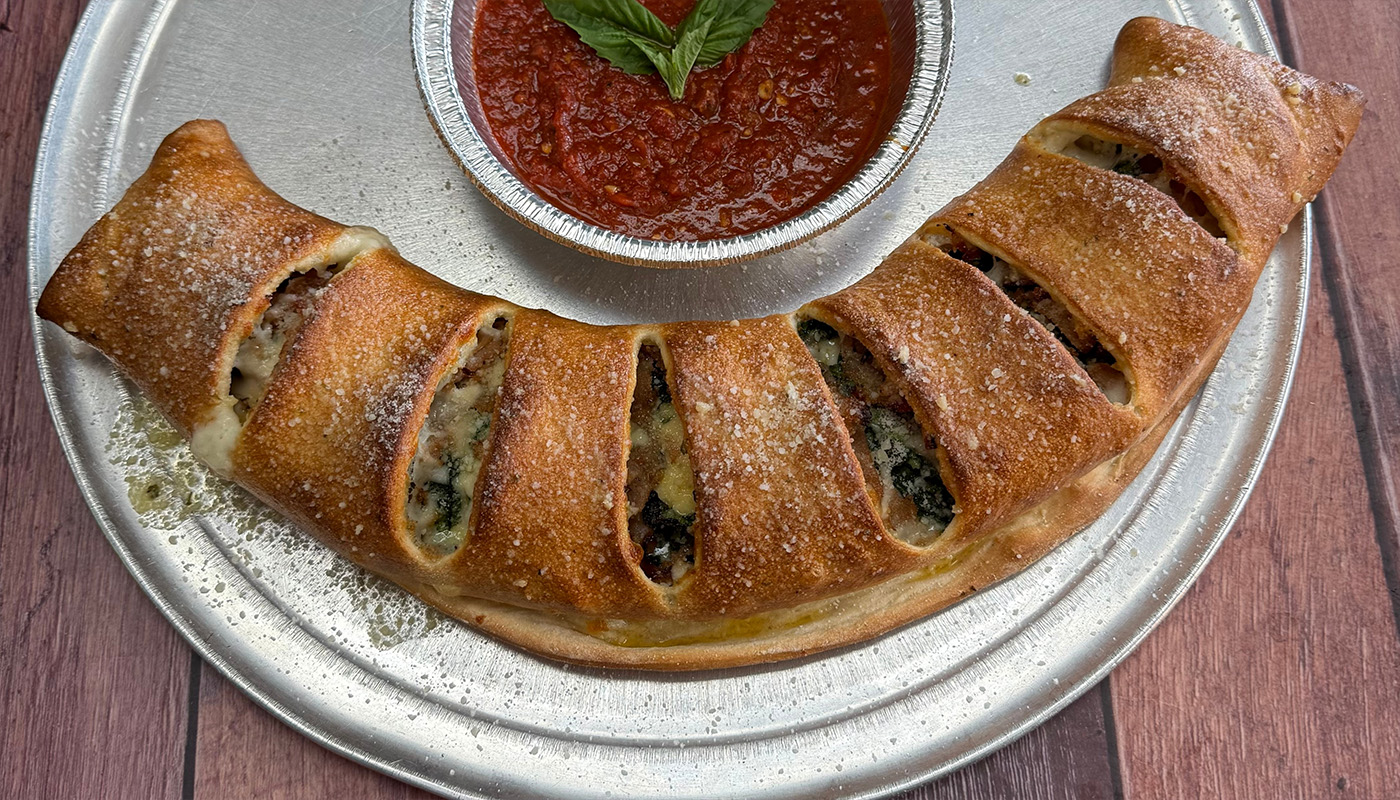 SAUSAGE & SPINACH ROLLS image